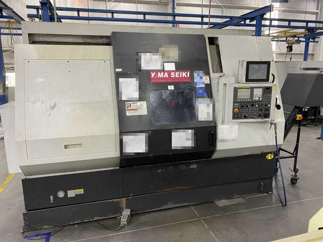 Yama Seiki GS-600 CNC Horizontal Turning Center (HTC) Fanuc Series oi-TC, 15"-18" Chuck, 38.58" Swing, 27.95" Swing over Saddle, 34.64" Turning Diameter, 37.40" Turning Length, 30/37 kW (40/50 HP)