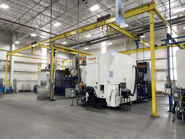 Spanco Freestanding Workstation Bridge 2000 Lbs. Max Capacity 26' x 54' x 18' TS w/ ACI NECHH-02013-00 1Ton Hoist. 460V, 3-Phase, 1-1/4 HP