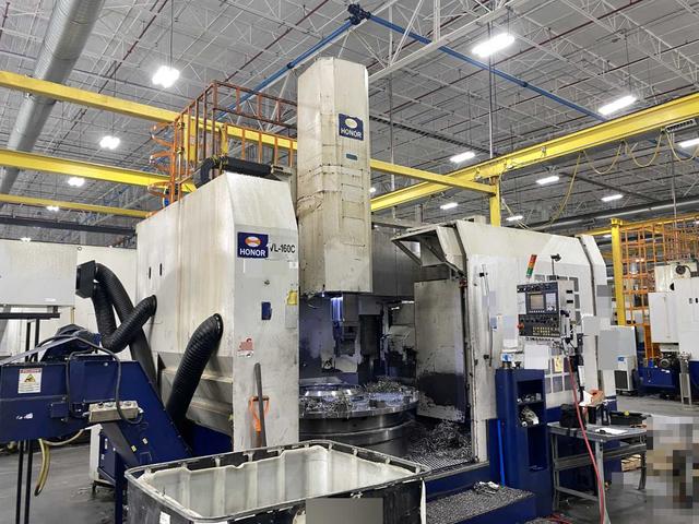 Honor Seiki VL-160C CNC Vertical Turning Center Fanuc 0i-TD, 33,656 Hours, 2012, 63" Table, 78.7" Swing, 78.7" Turn Dia, 47.24" Turn Height, 12-Station Turret, 90 kVA