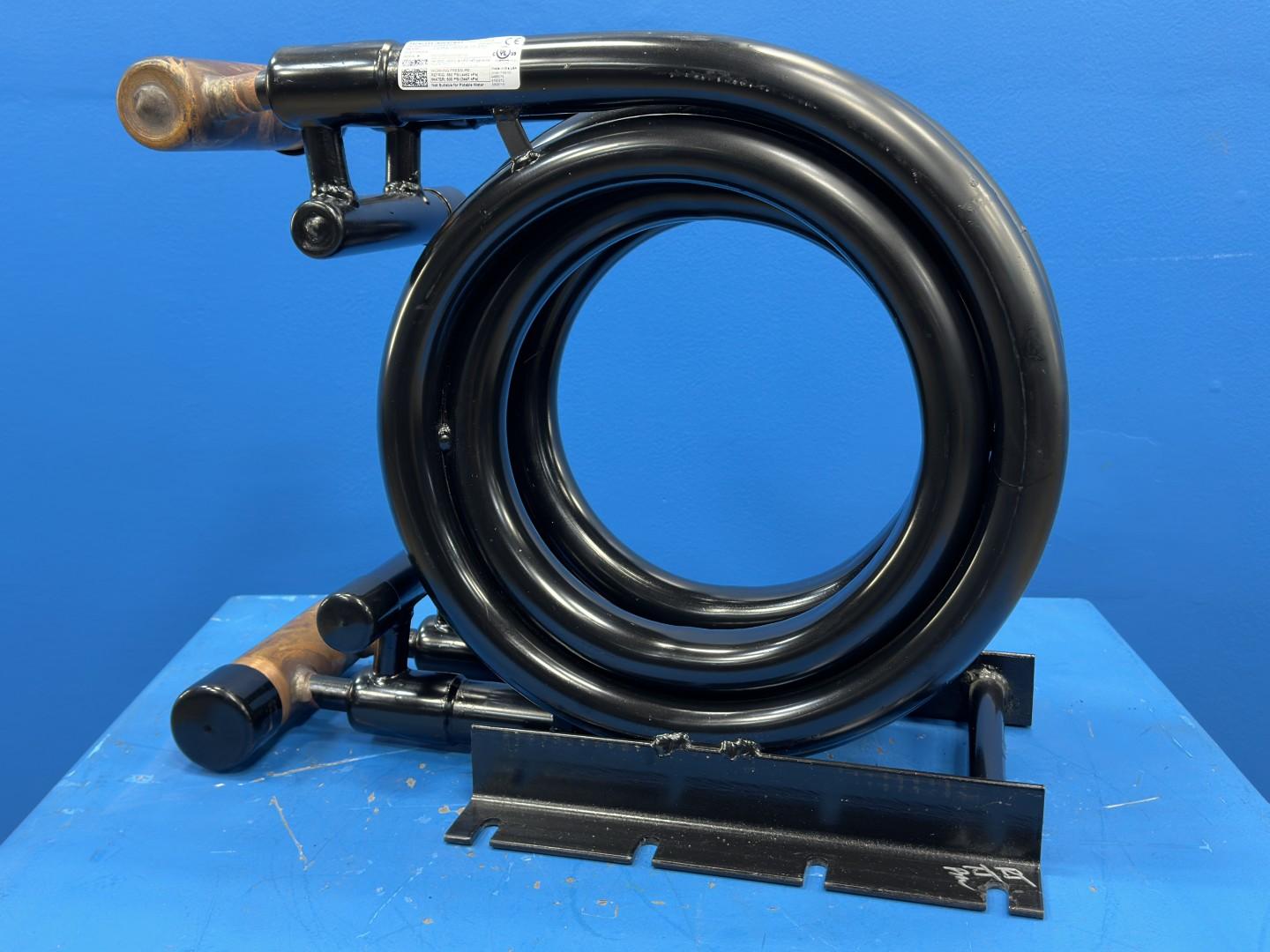 Packless Industries COAX-7800-S-13-310 8 Ton Coaxial Refrigerant Condenser Coil, 650 PSI Refrig / 500 PSI Water