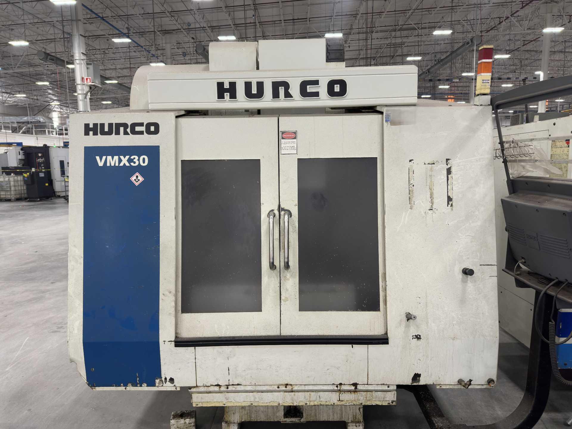 Hurco VMX30 CNC Vertical Machining Center 30" x 20" x 24" Travels, 40" x 20" Table, 10,000 RPM CAT-40 Spindle, 24-Tool ATC, Ultimax Control 2004