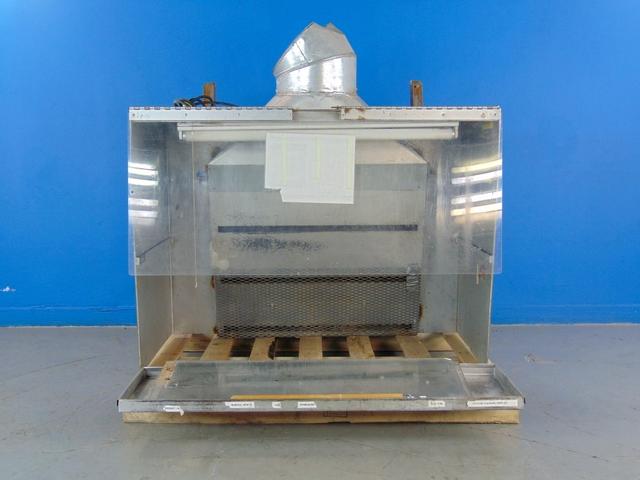46" Countertop Fume Hood Galvanized Steel external suction fan not included