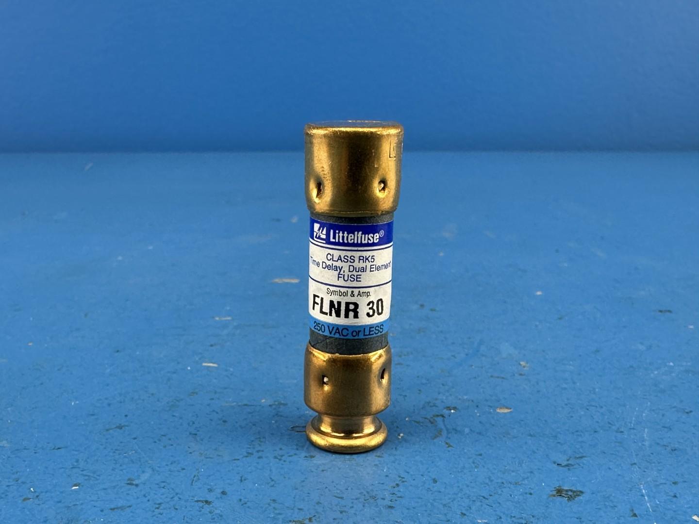 LittleFuse FLNR30 Class RK5 Time-Delay Fuse, 30A, 250V