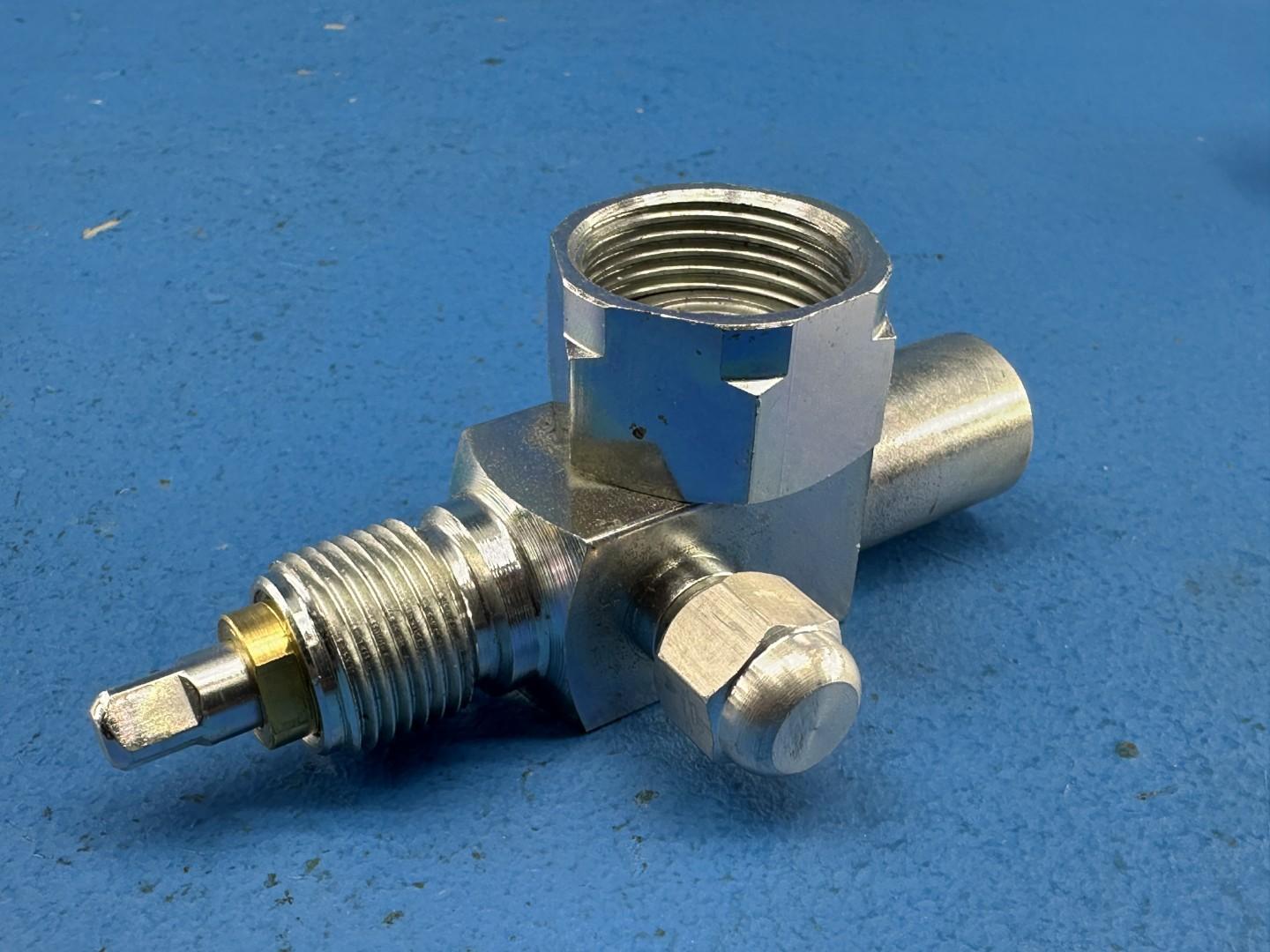HVAC Refrigeration Service Valve Rotolock 15/16 x 3/4 Sweat Horizontal