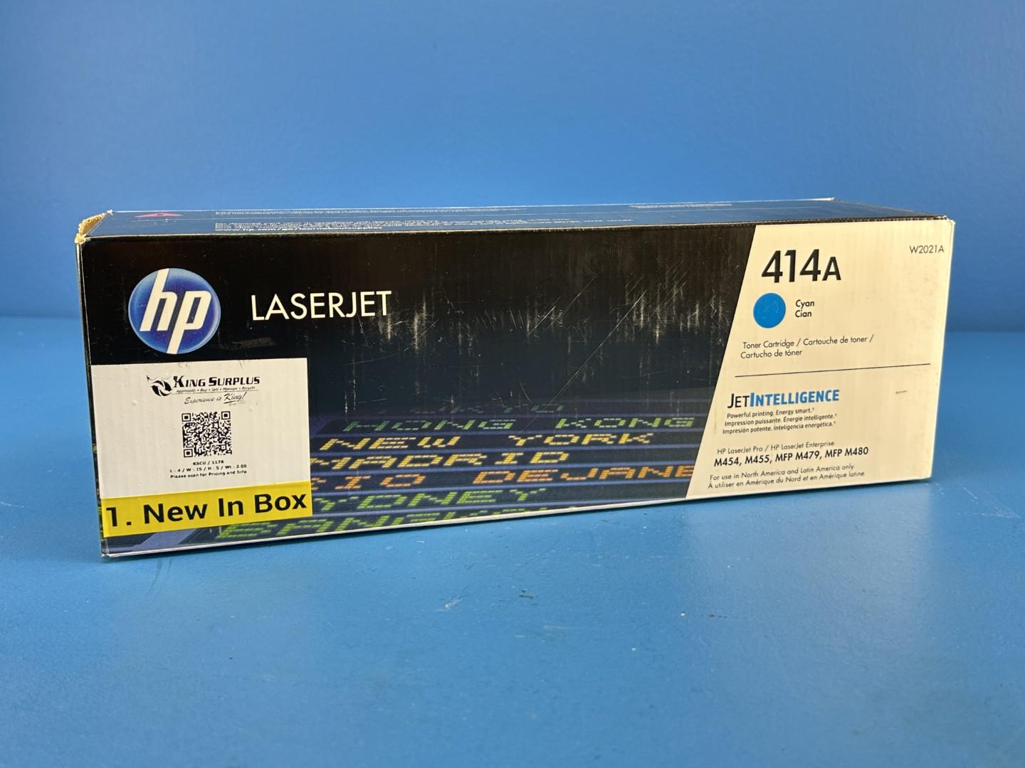 HP 414A (W2021A) Cyan Original LaserJet Toner Cartridge