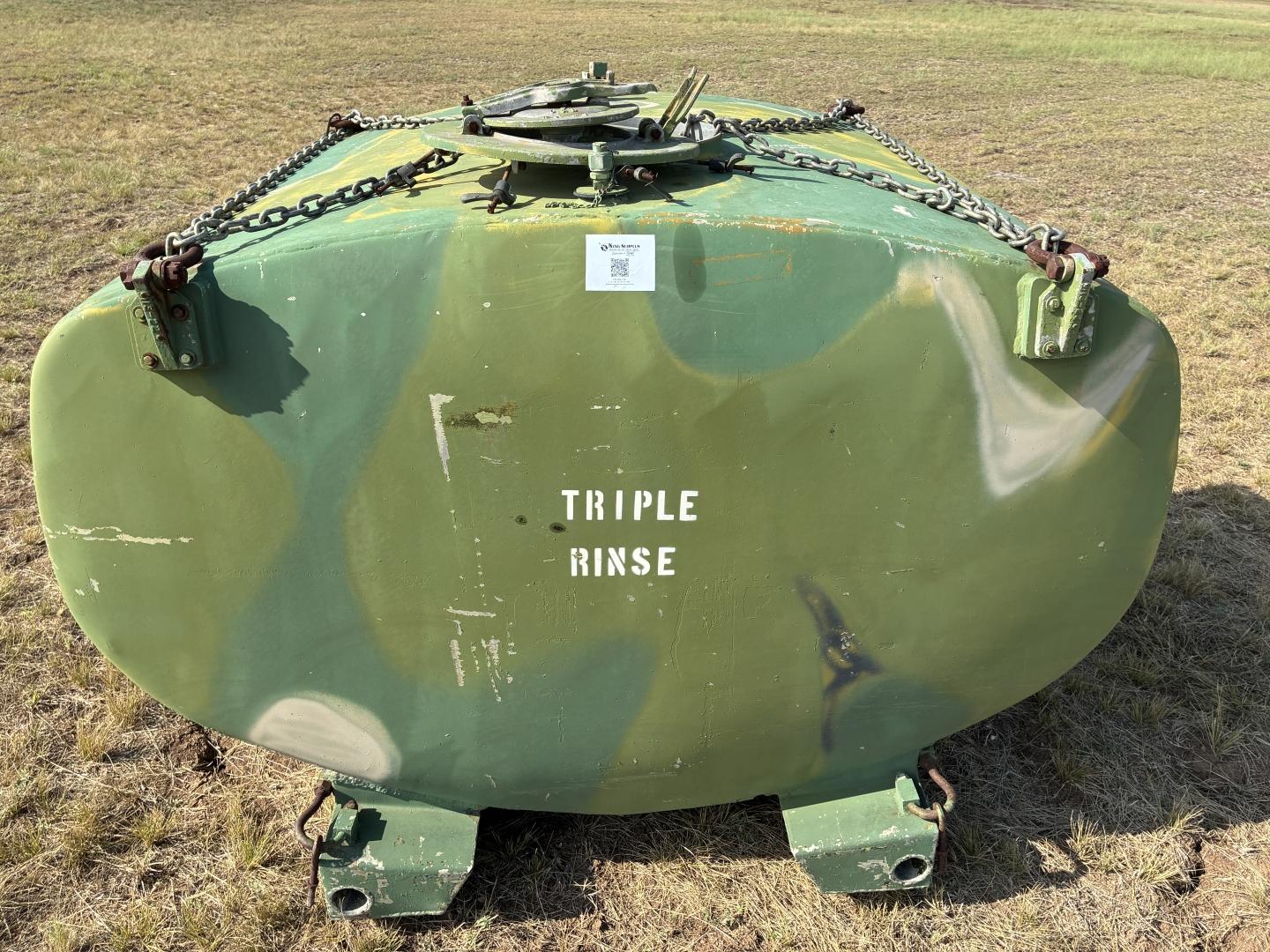 600 Gallon Military Fuel Tank Unit, Liquid Dispensing, Trailer Mount – NSN 4930-00-752-9983, Mfr ID 3798-C, 1966.
