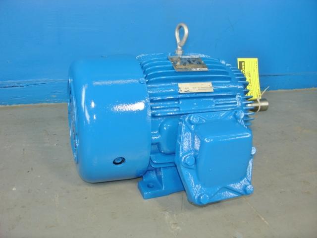15 HP & 10 HP Electric Motor 3500/2935 RPM 3PH 230/460V 254T Frame EPFC Marathon WJ 254TTGS8001AT W 60/50Hz