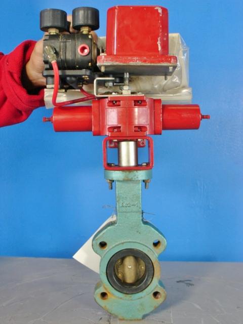Flow Control Systems 30050-2 Pneumatic Actuator w/ 2" wafer style butterfly valv