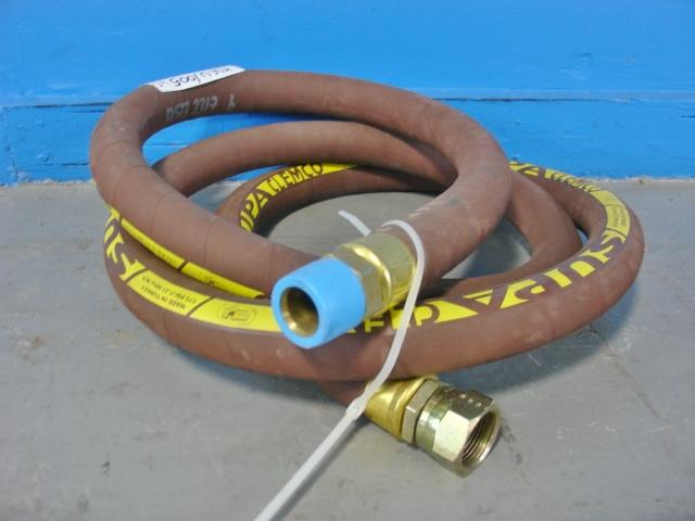 Clemco Supa Blast Hose 1.25"ID x 1.875"OD x 10' Coupled 