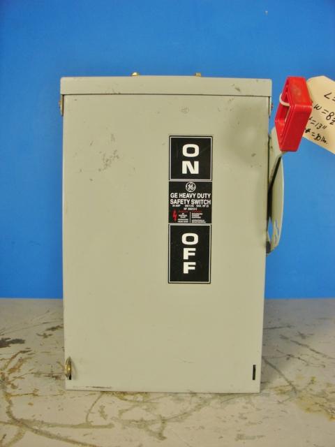  GE TH3361 Model 10 Type 3R Safety Switch 30A 600V 3ph