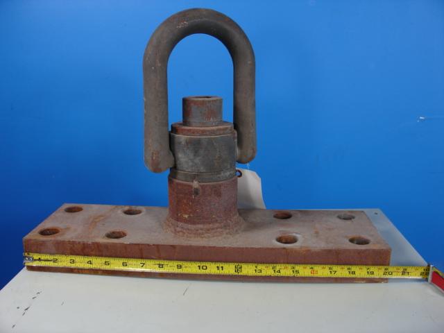 25,000 LB Screw-On Hoist Ring Millwright Lifting Eye