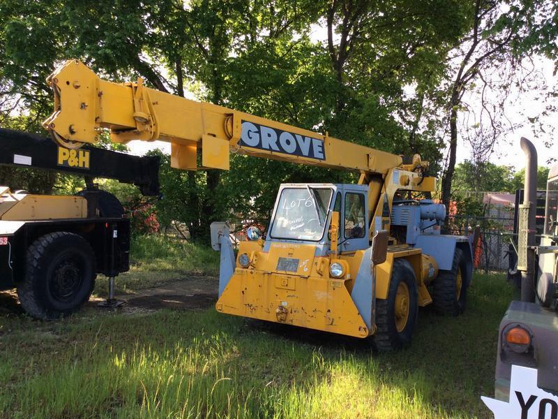 Grove RT-48MC 7.5 Ton - Rough Terrain Crane - Sold Wholesale AS-IS