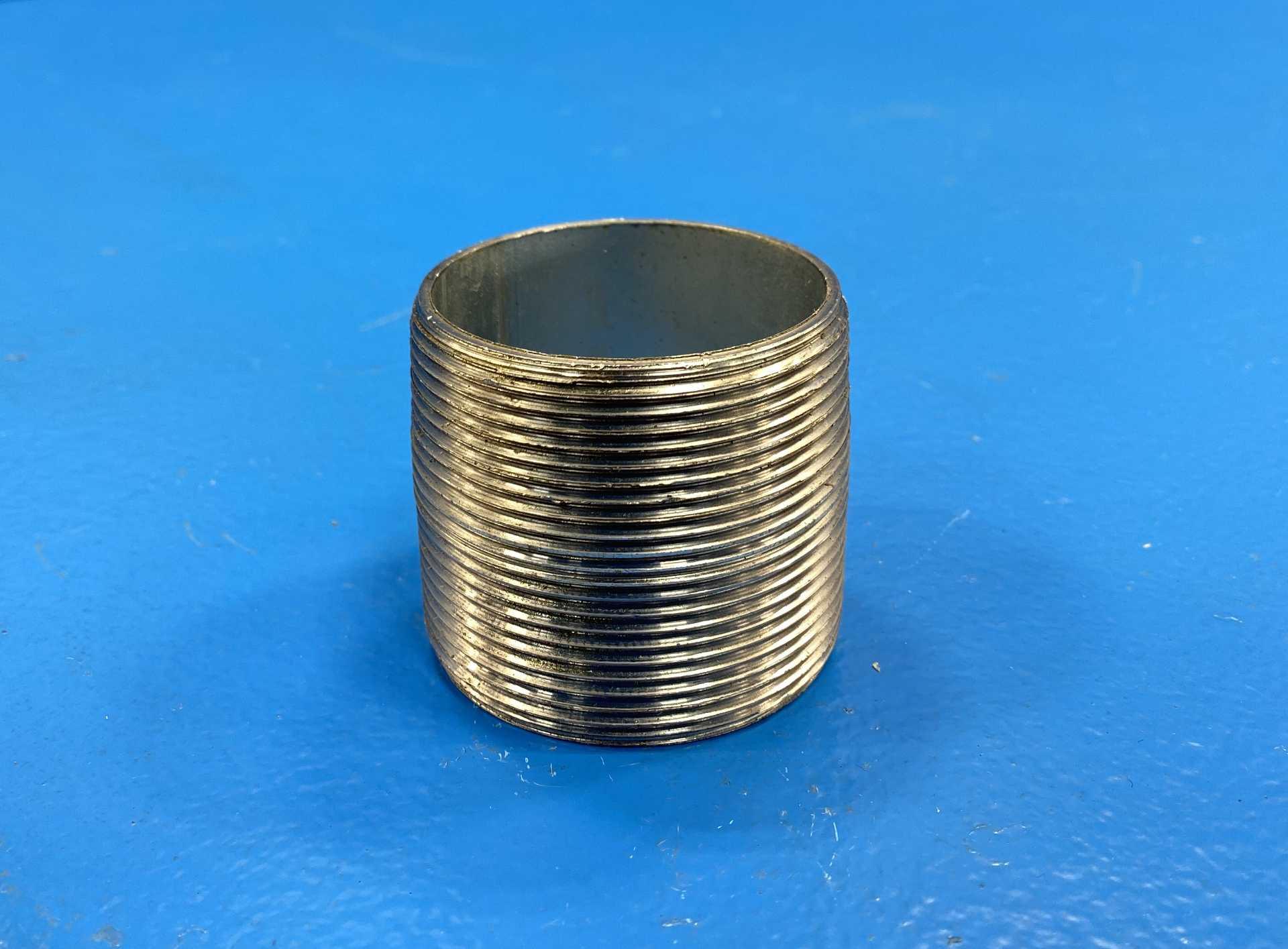 Southland 568-001NI 2" x Close Galvanized Steel Pipe Nipple, Schedule 40 Welded NPT