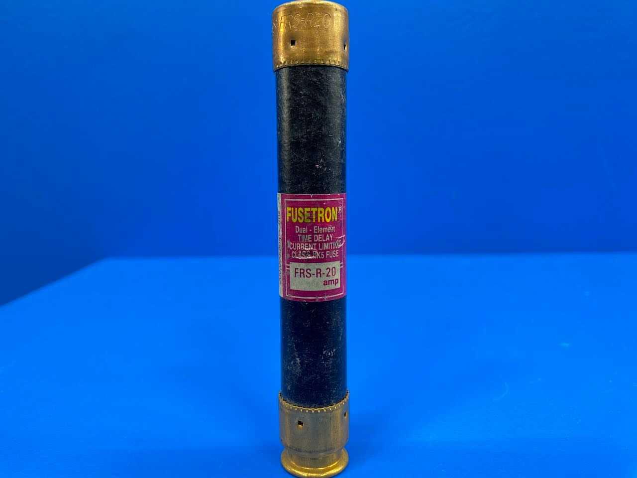 20 Amp Class RK5 Dual-Element Time Delay Fuse 600V Bussmann Fusetron FRS-R-20