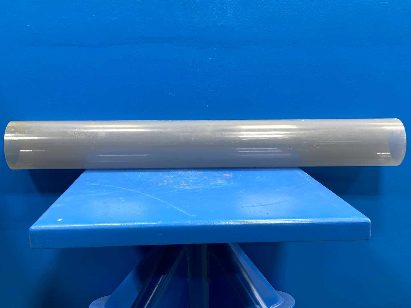 Transparent PVC Pipe 53" Length x 8" Wide x 1" Thick