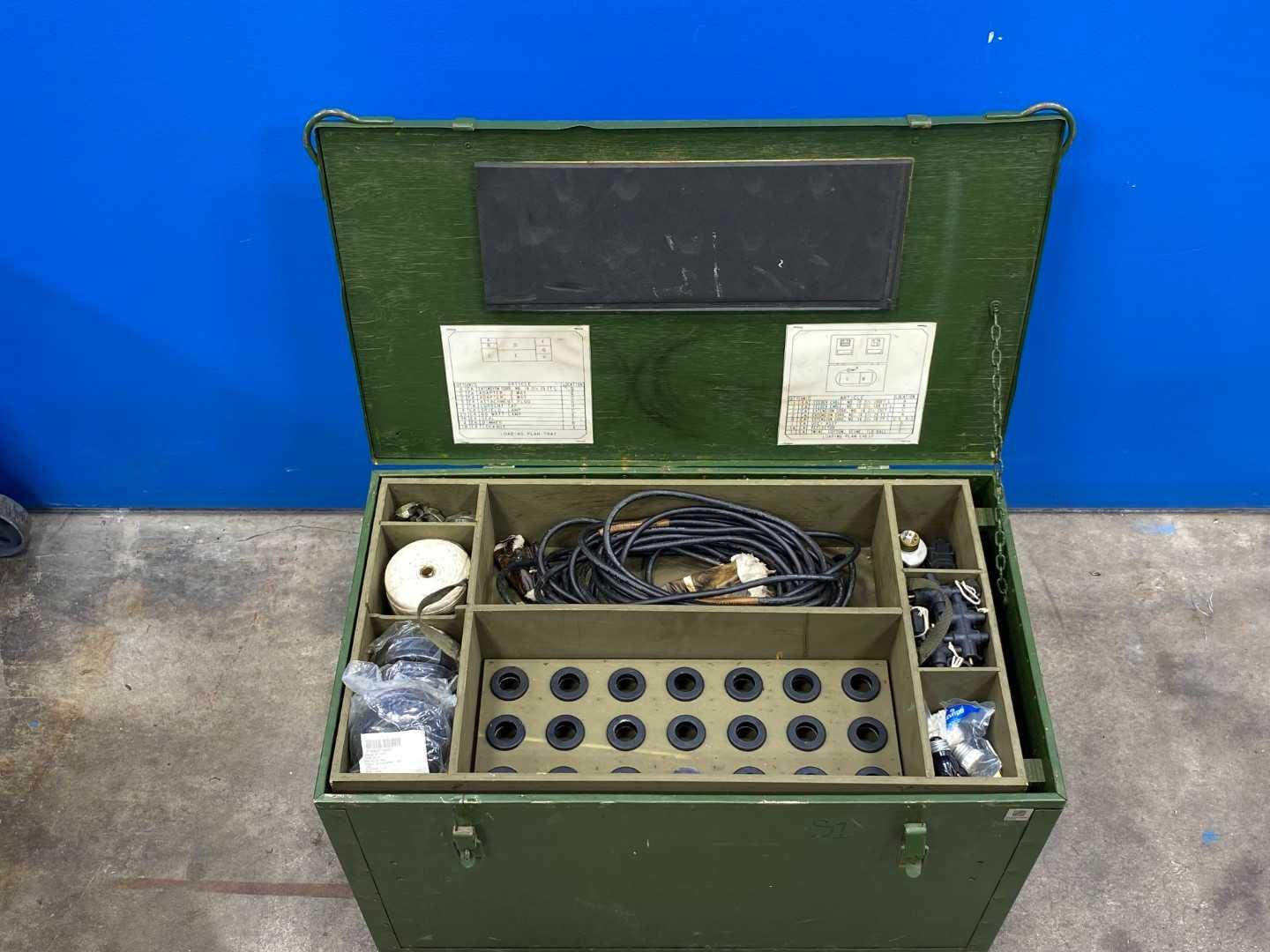 U.S. Military Military Electric Lighting Set For Outdoor Tent or Portable Office (Incomplete, bulbs)