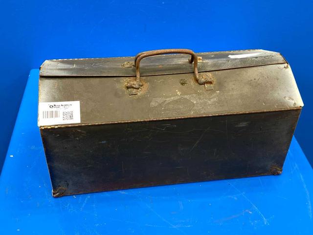 Antique  Metal Toolbox