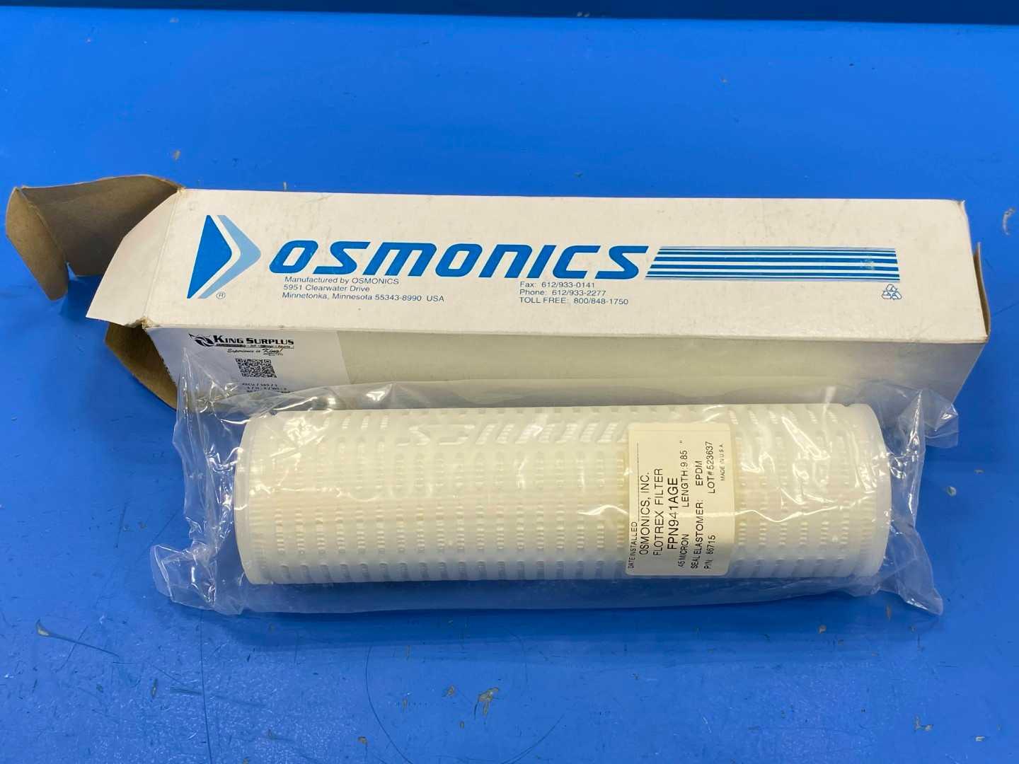 Osmonics FPN941AGE .45 Micron, Length: 9.85 Osmonic Flotrex Filter (No Vacuum Seal)