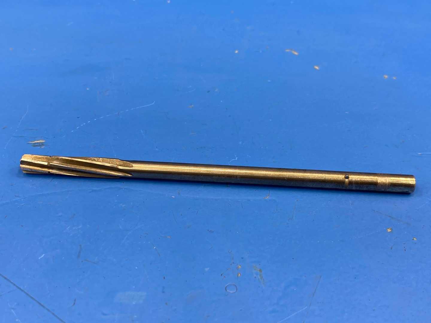 HSS Piloted Chucking Reamer .3122" x .2955 Pilot, Spiral Flute 6" Long, Cleveland USA