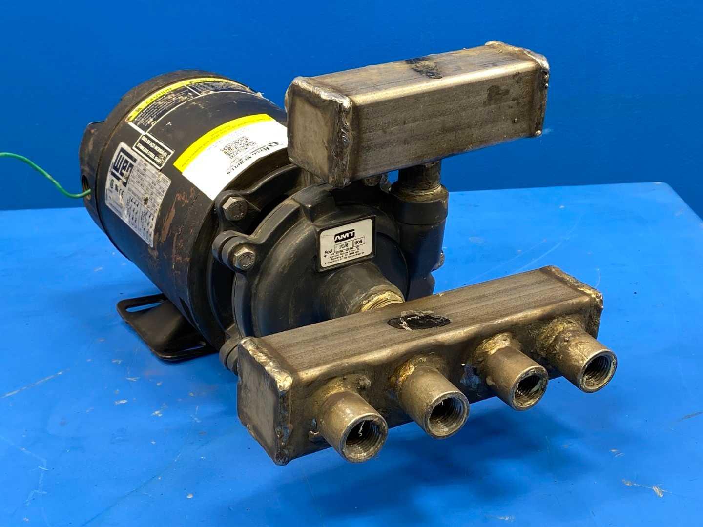 3 HP Electric Motor 1725 RPM 3PH 230/460V 56J Frame WEG 5036OS3EJP56J Cross Reliance F51B303M-VD Duty Master Unibrake