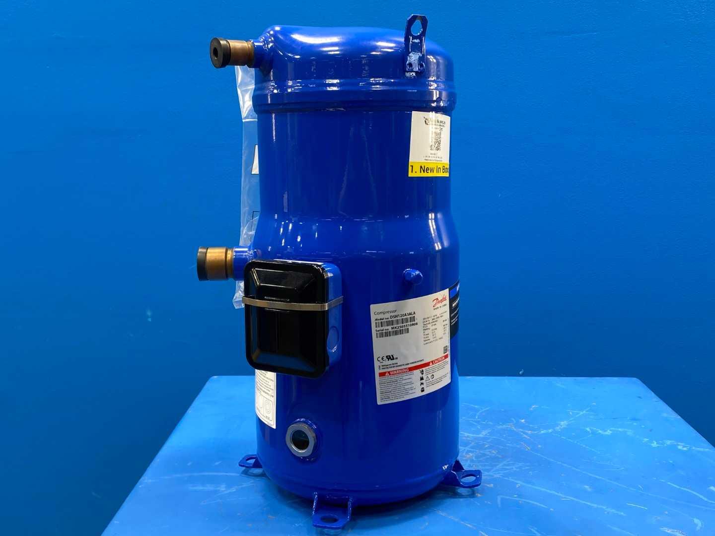 Danfoss DSH120A3ALA 120H1196 Scroll Compressor 10Ton (120,000 BTU/hr) 200-230V 3Phase 60Hz R410 Refrigerant
