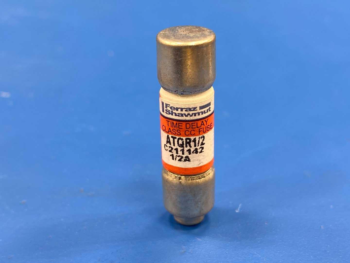1/2 Amp Class CC Time Delay Fuse 600V Mersen Amp-Trap 2000 ATQR-1/2