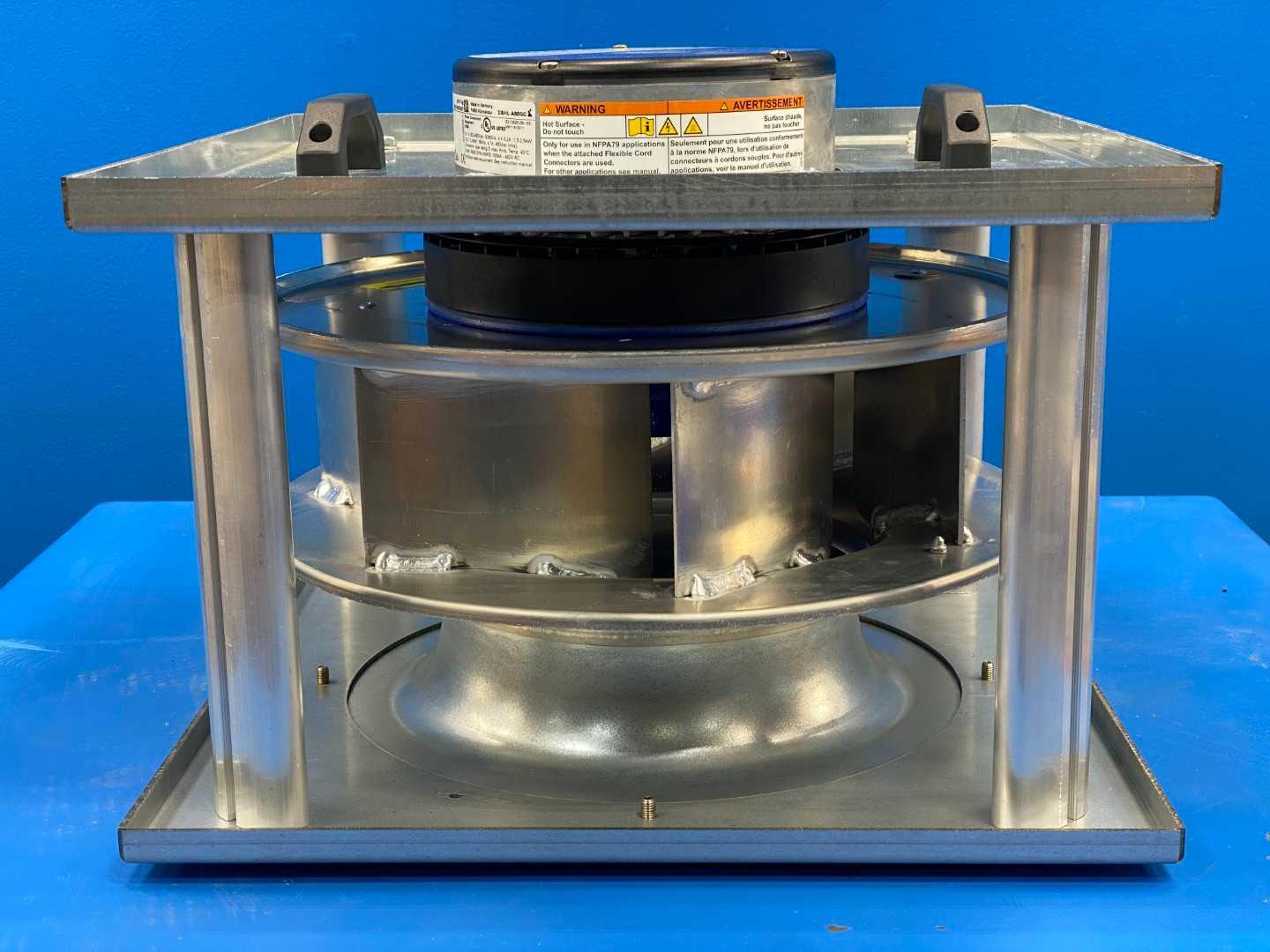 Ziehl-Abegg E213826 ZB-155 ECBlue Fan, 54000407 380-480VAC
