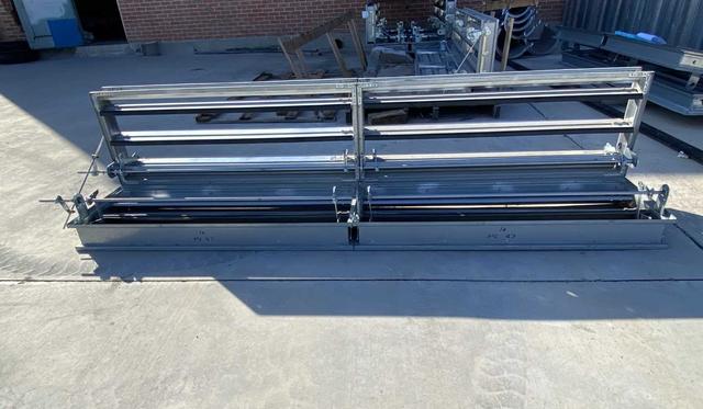 Elbow/Transition Dampener Industrial Volume Control Damper – Manual, Galvanized Steel, 20"x20" (Each Side)