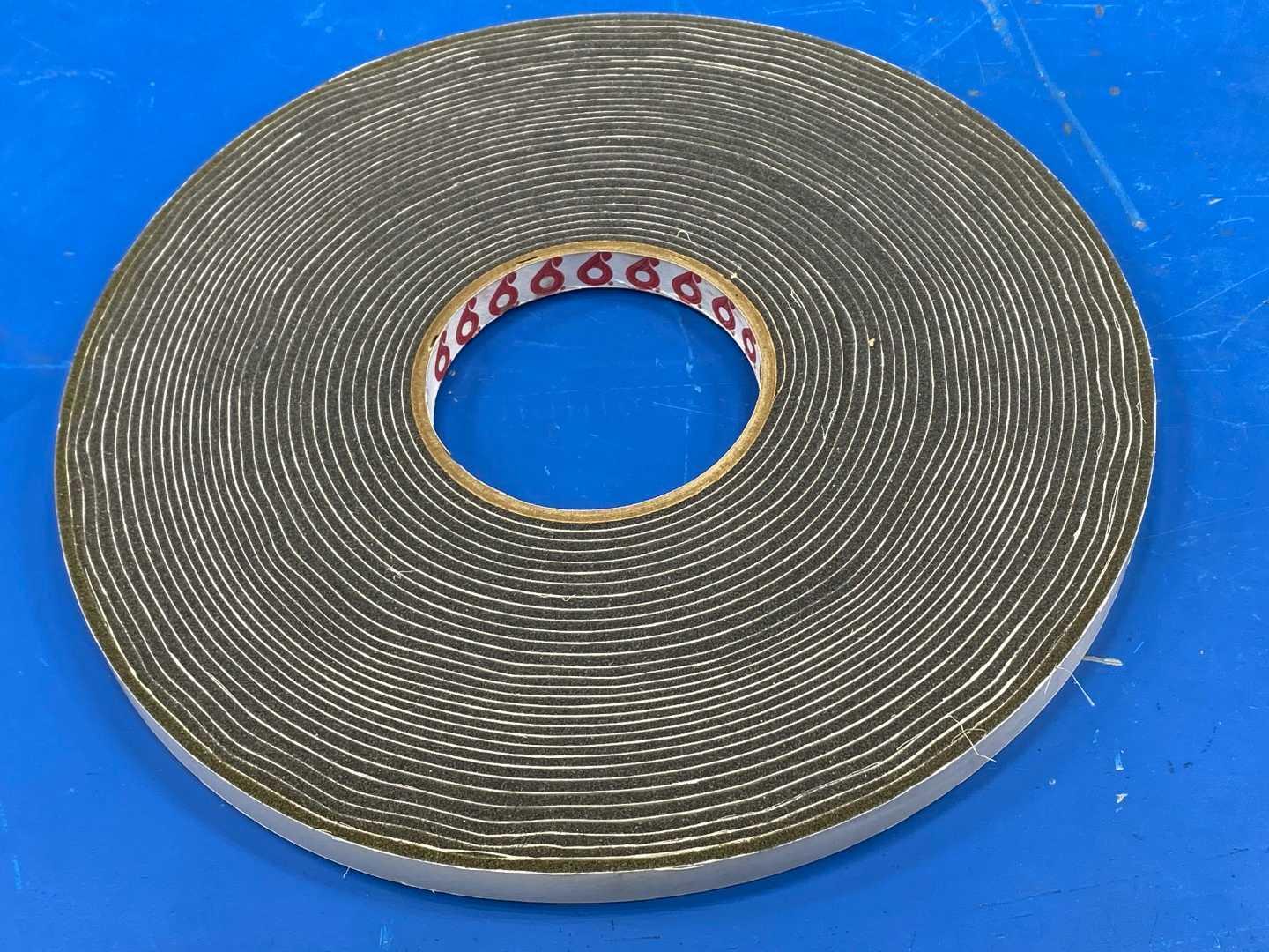 Pressbond P8525E, 1/8"Thick x 1/2" Width x 50Ft Length Foam Gasket Tape