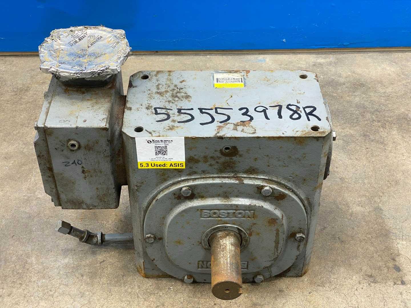 Boston Gear FWC752-150-B7-G DTMQ252 200:1 WORM