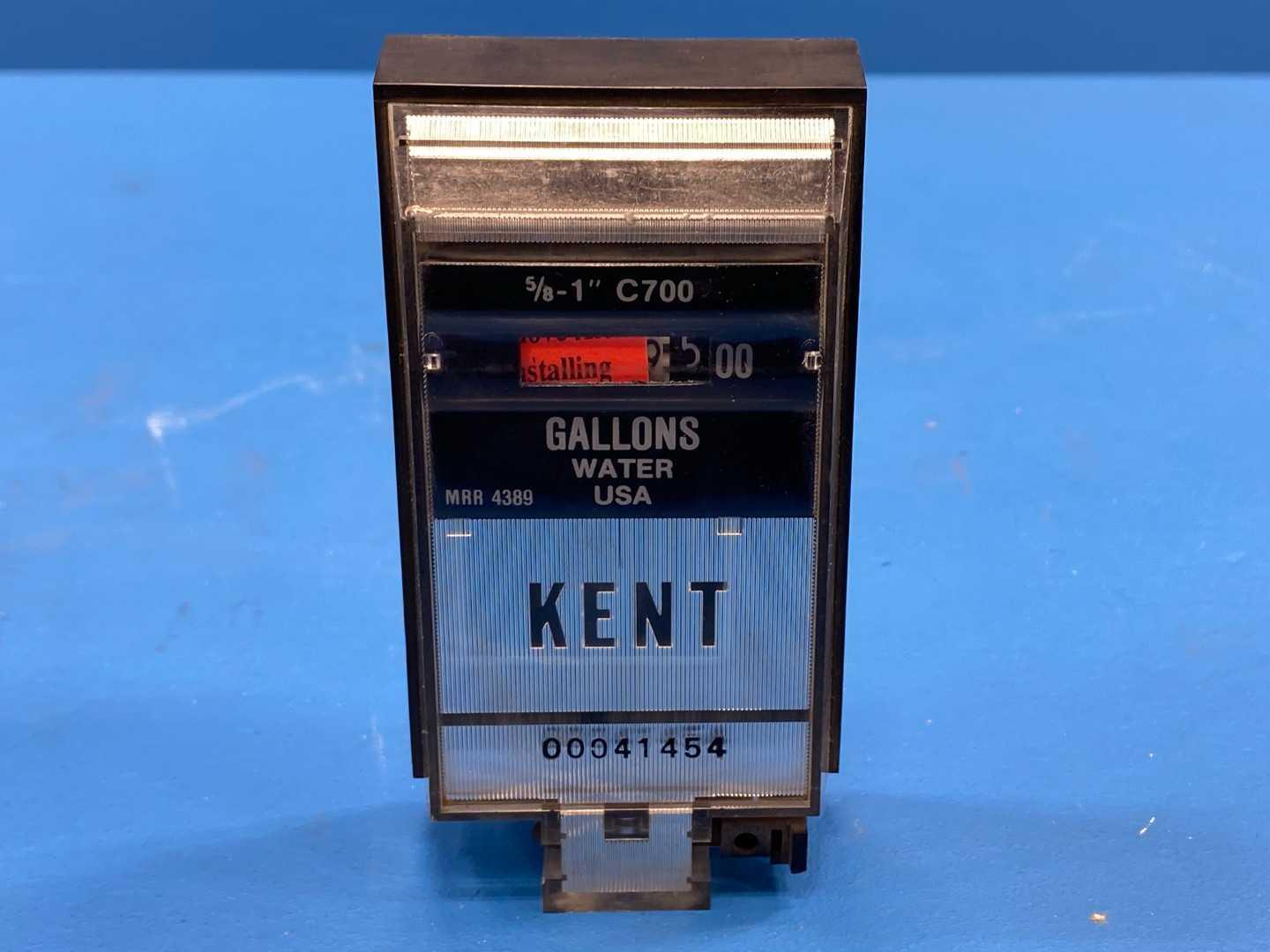 Kent C700 Positive Displacement Water Meter, 5/8-1"