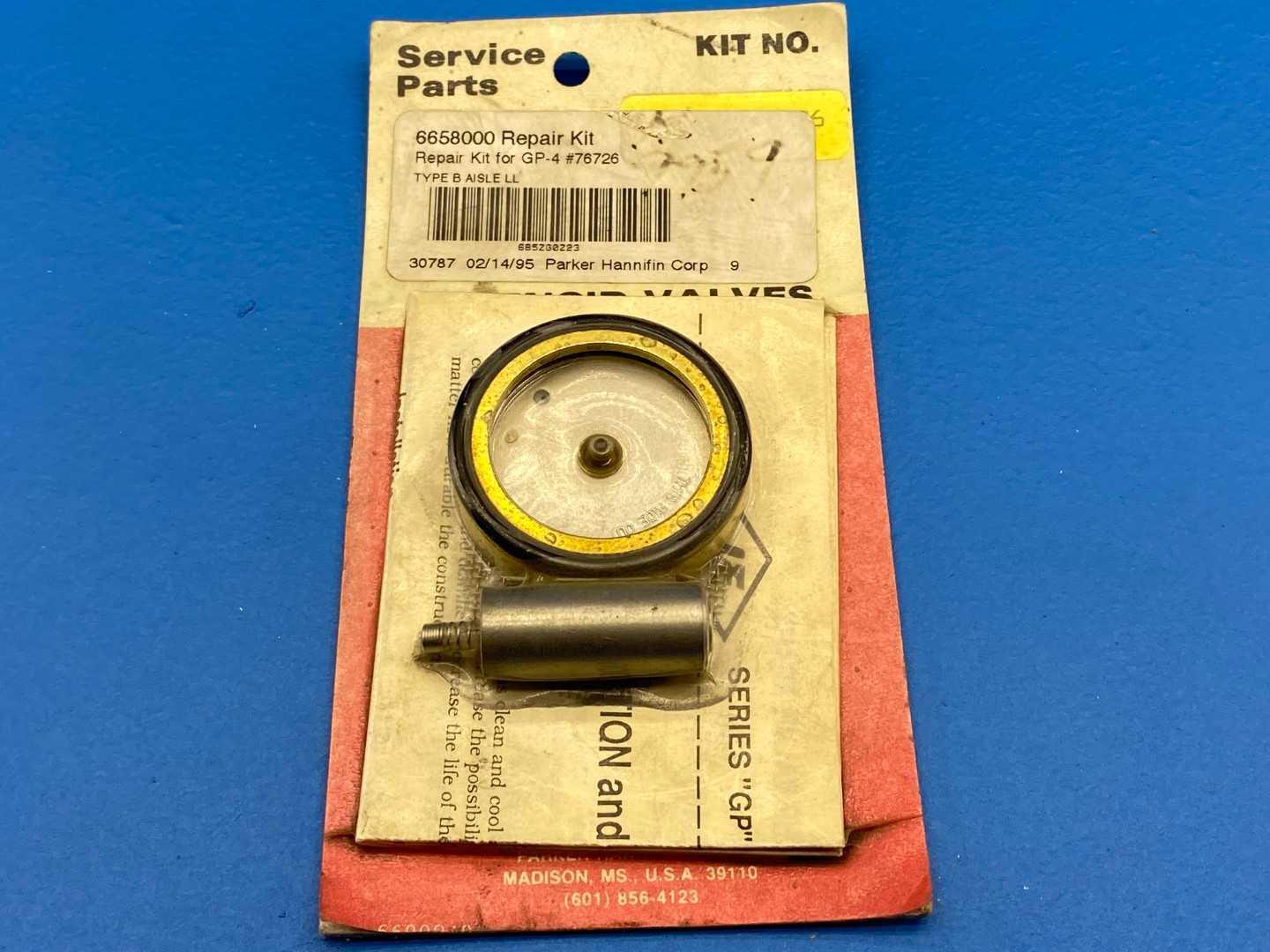 Parker Hannafin 76726 . 6658000 Repair Kit GP-4 #