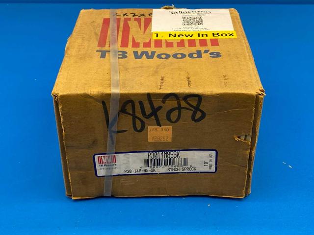 TB Wood's P3014M85SK, Synchronous Sprocket 14MM belt pitch x 85MM belt width x 30 teeth