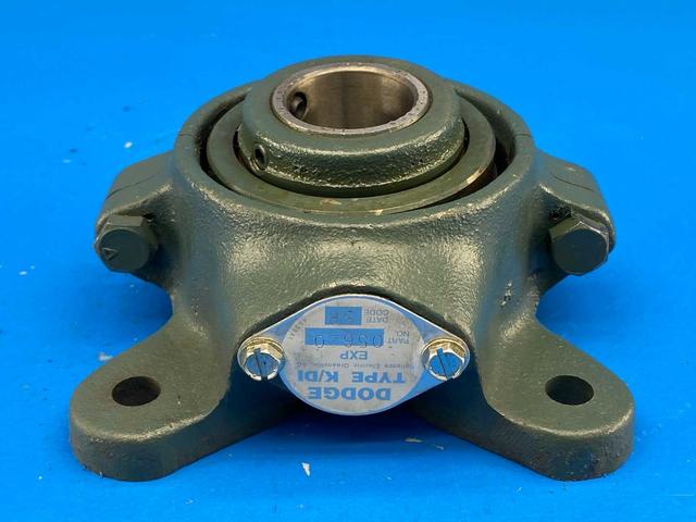 Dodge F4BK104R, Size 1-1/4" Type K Four-Bolt Square Roller Bearing Unit
