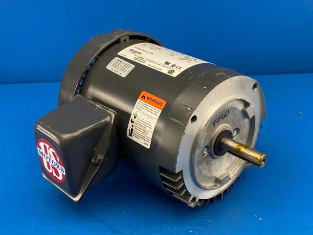 3/4HP US Motors U34S2ACR Motor Model #F050, 208-330/460V, 3PH, 1750RPM, FR-56C