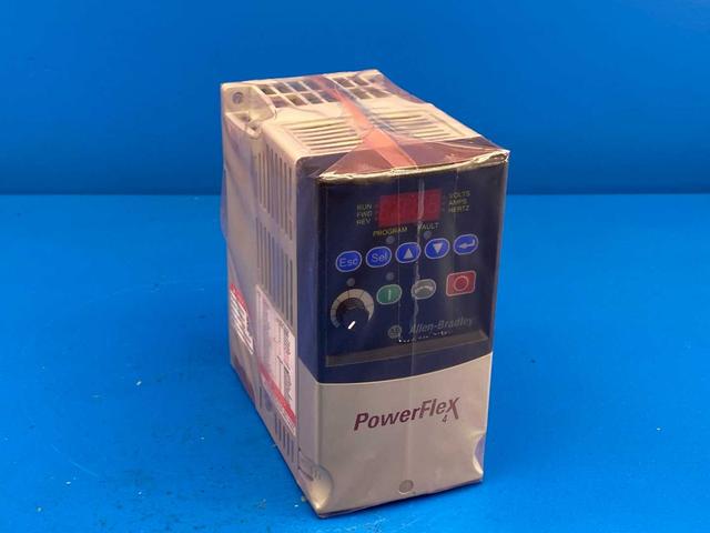 Allen-Bradley PowerFlex 4 Variable Frequency Drive (VFD) 22A-V1P5N104, 0.25HP, 1.5A, 120V, Single-Phase AC Input