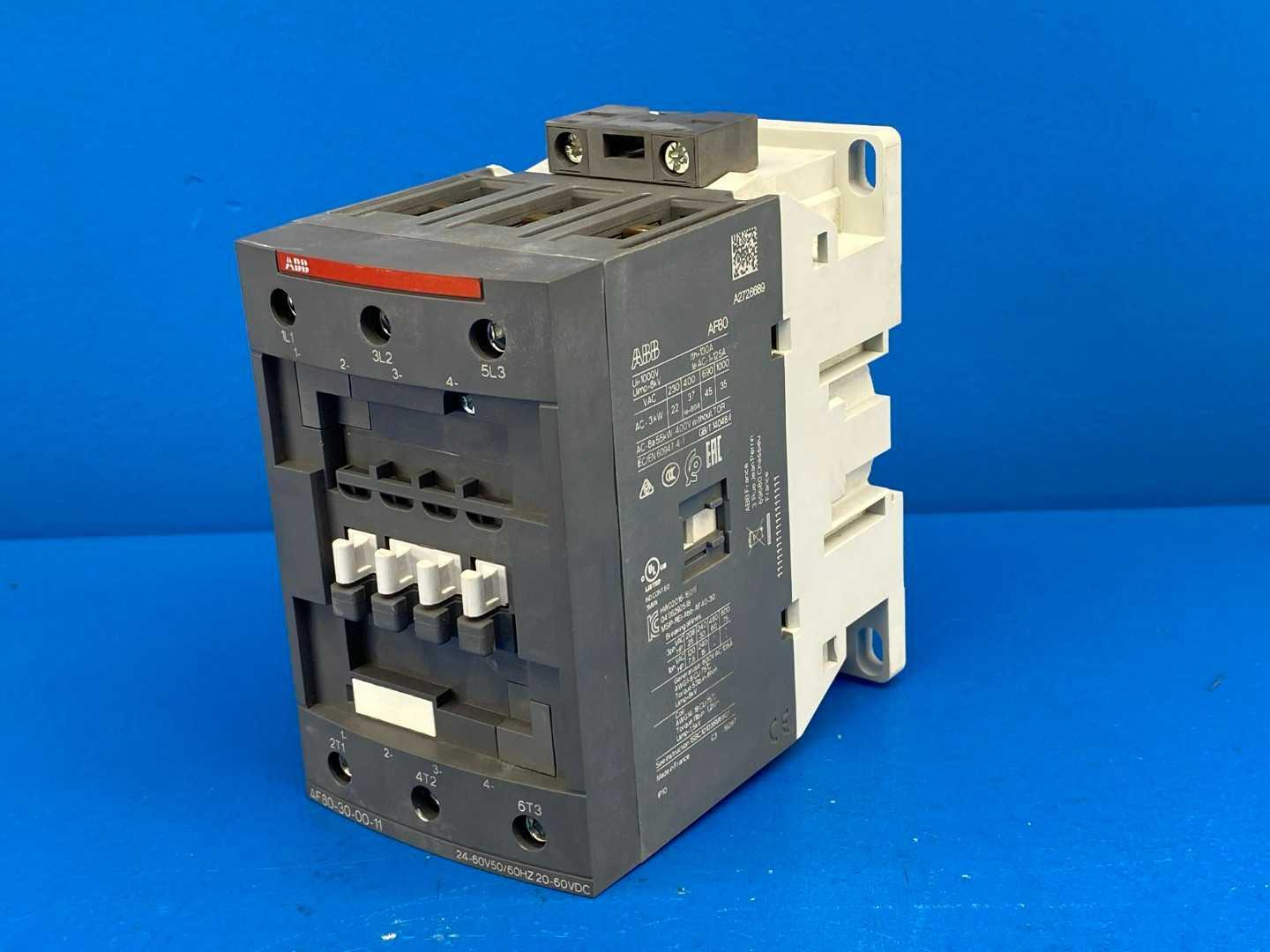 ABB AF80-30-00-11 125 Amp Contactor 24-60V50/60Hz 3-Pole