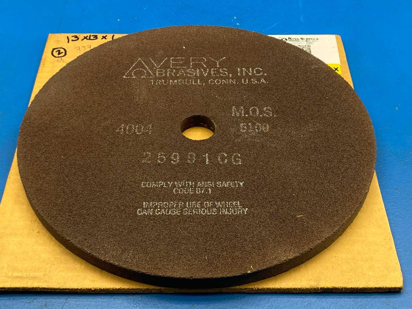 Avery Abrasives 25991CG 4004 Bonded Abrasive Grinding Wheel