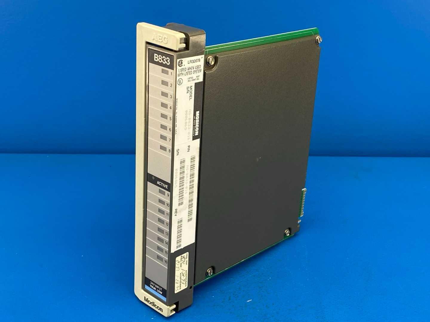 AEG AS-B833-016 Modicon 24 VDC, 16 Inputs, True-Logic Input Module