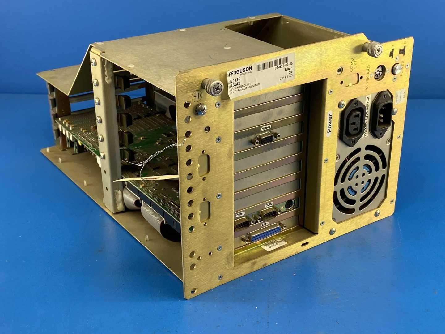 Industrial Computer Chassis with no Monitor Used in Manufacturing or CNC Automation 