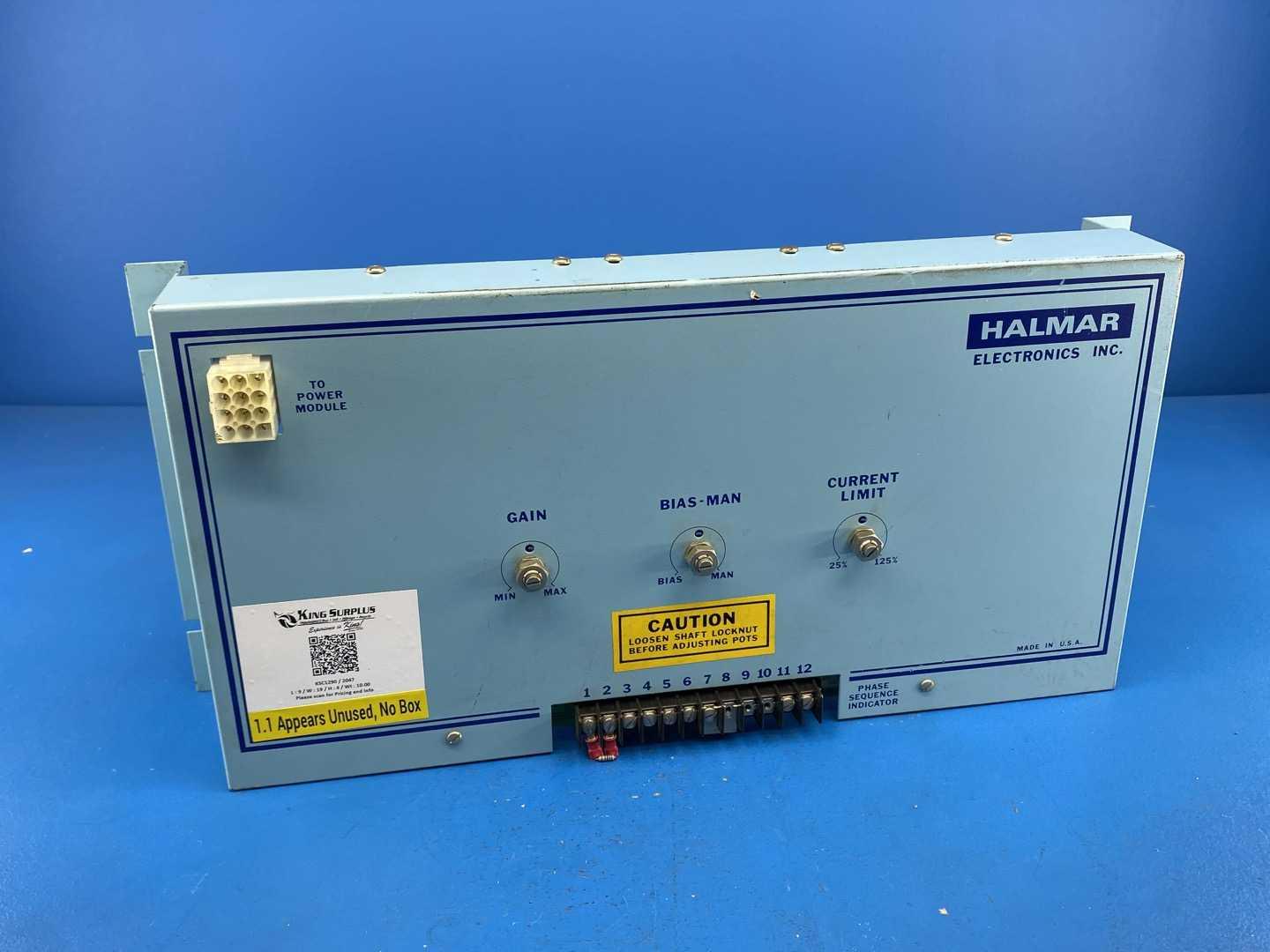 Halmar Electronics Inc. PA3-TRIGGER . 3 Phase Power Controller 480V