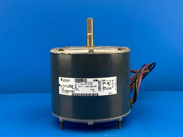 1/5HP, 460V 1Ph 0.70 Amp 825RPM General Electric MOT07622 (5KCP39HFL890S / X70370327010) Permanent Split Capacitor Motor