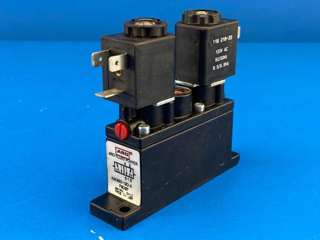 ARO Fluid Power A249SD-120-A Alpha "Thin" Bar Manifold Solenoid Operated Valve