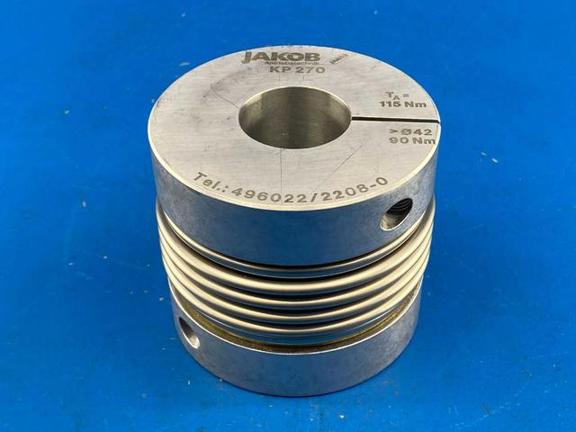 GAM Jakob Antriebstechnik KP270, TA=11Nm, > Ø42, Torque=90Nm Precision Bellow Coupling