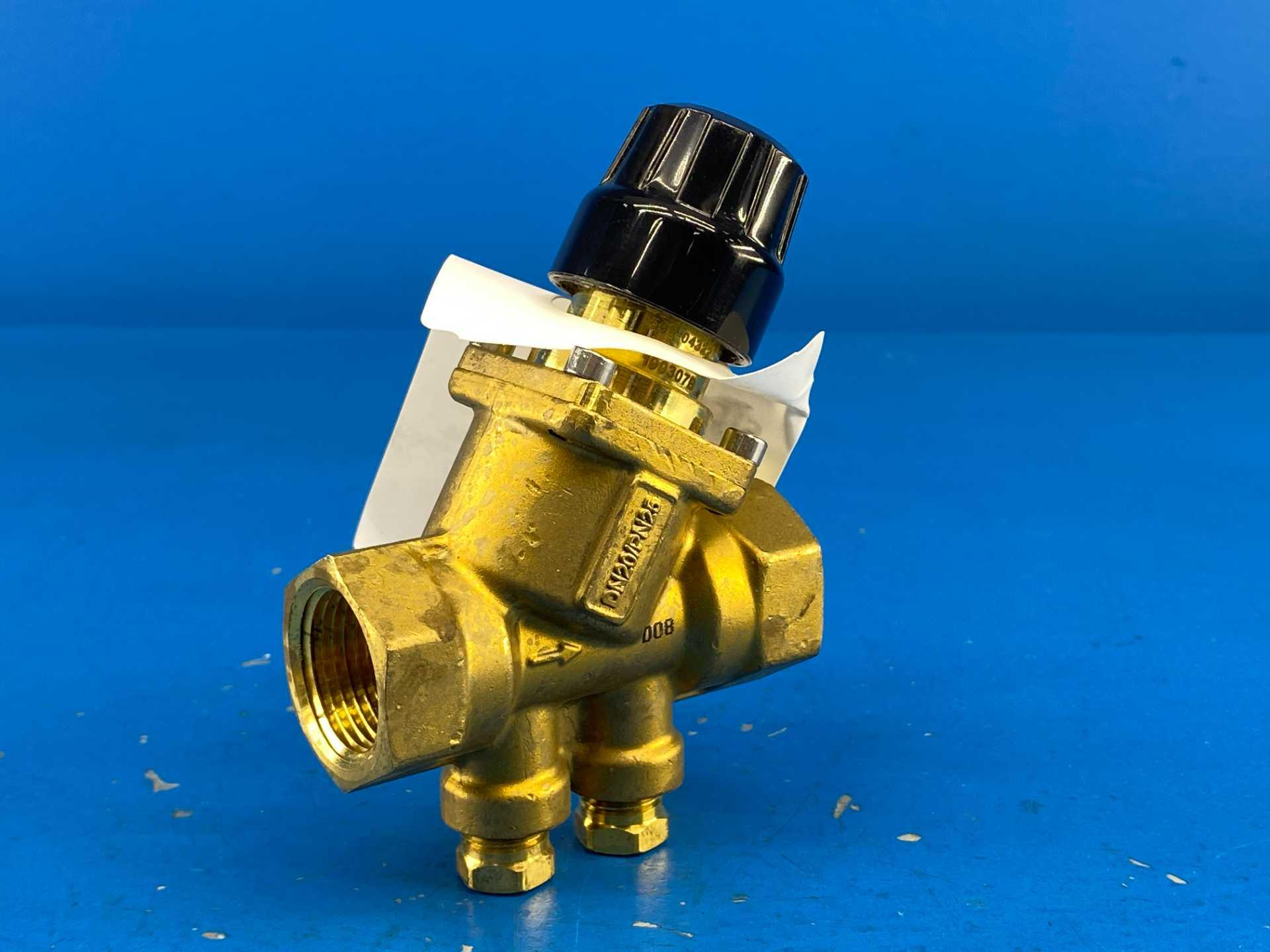 Siemens 599-04322-3 Series 599 3/4" Pressure Independent Control Valve (PICV) 3 GPM NO