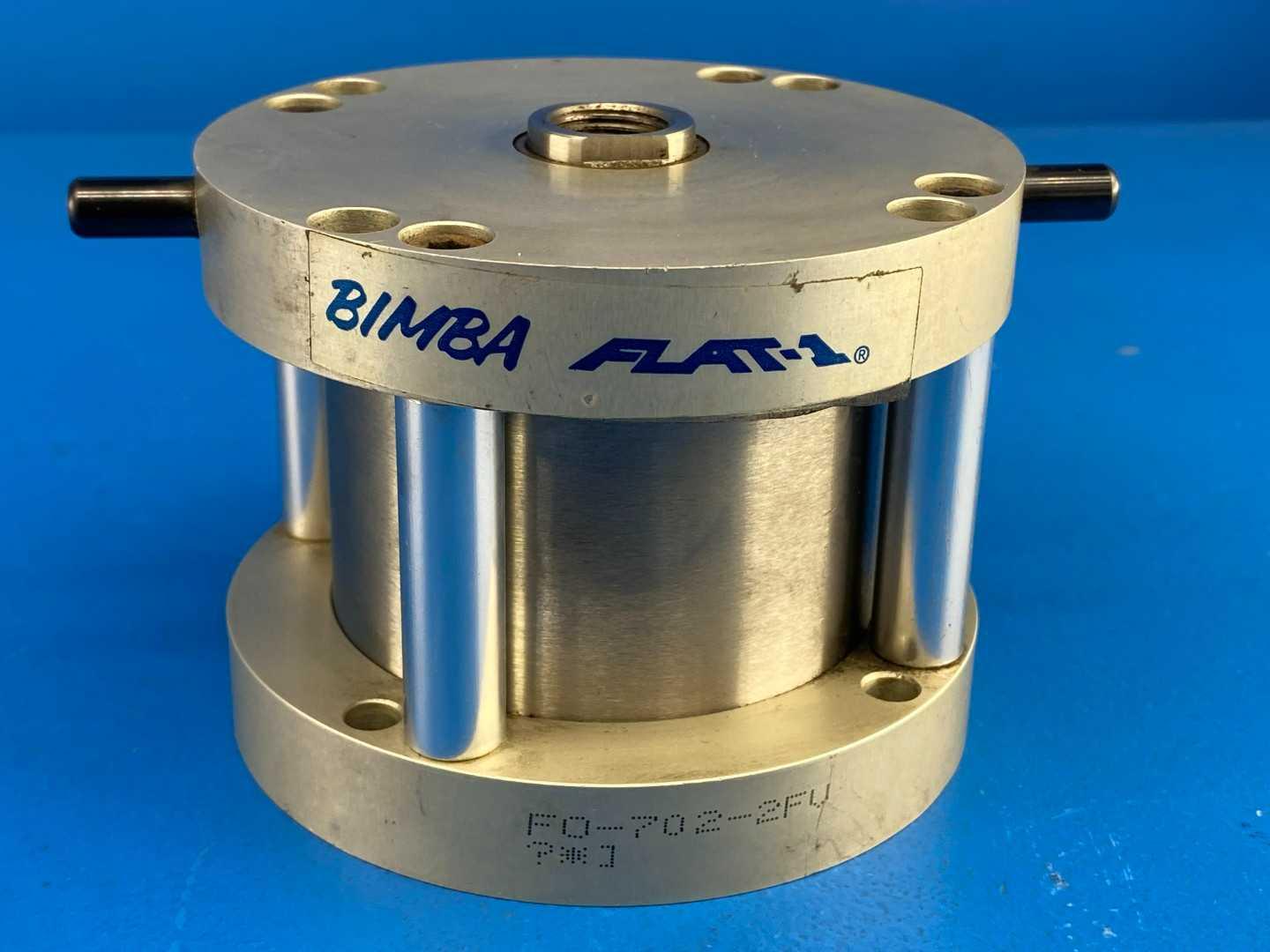 Bimba FO-702-2FU Flat-1 Series 3" Bore 2" Stroke Double Acting Pneumatic Cylinder