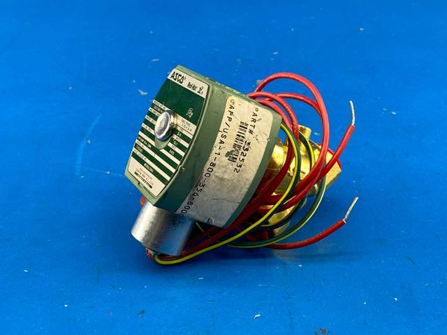 ASCO Red-Hat 8030G13VH 3/8" Solenoid Shutoff Valve Vacuum 10-6 TORR