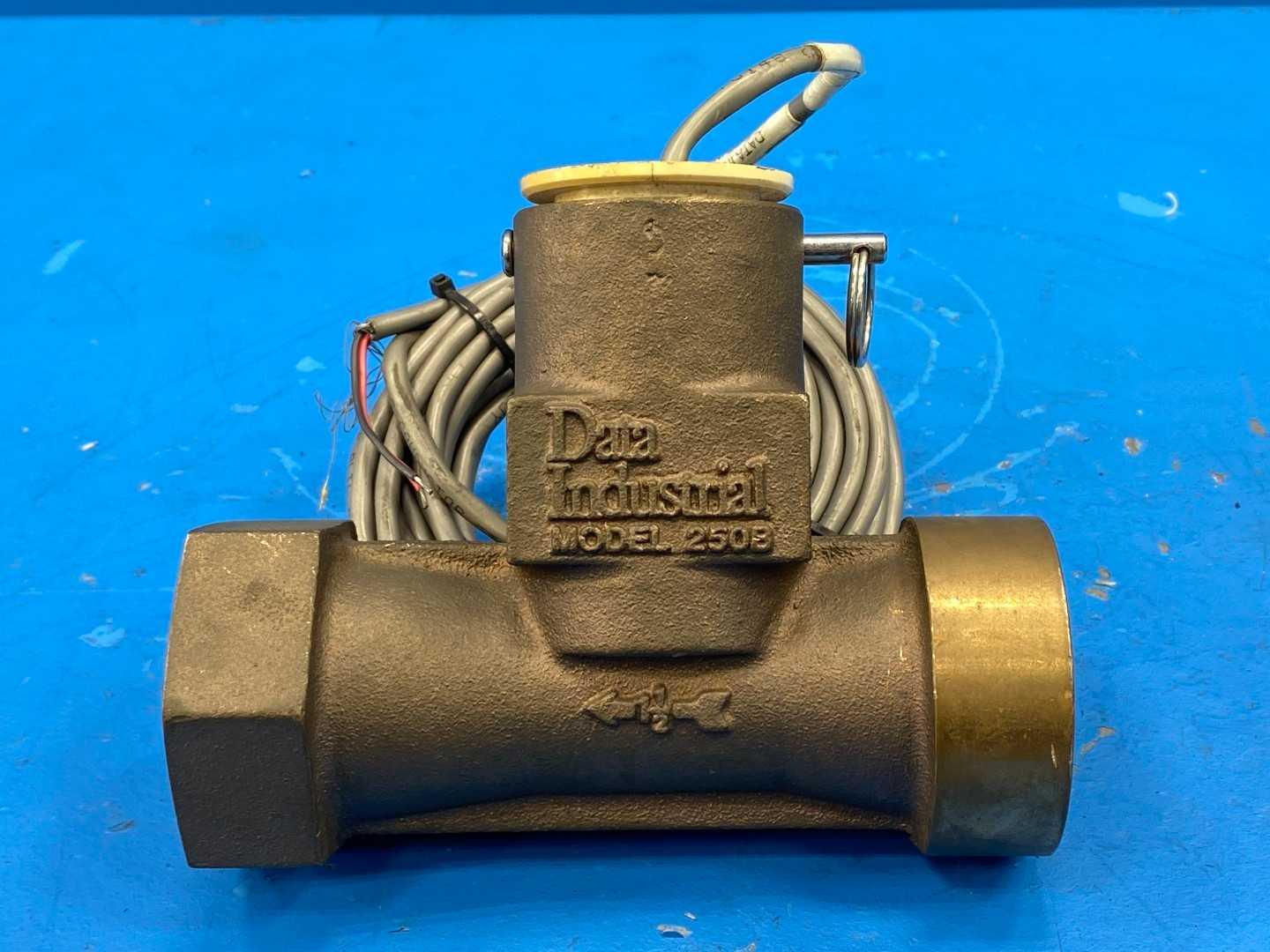 Badger Meter 250B 1-1/2" Metallic Tee Flow Sensor Data Industrial Impeller Series 250