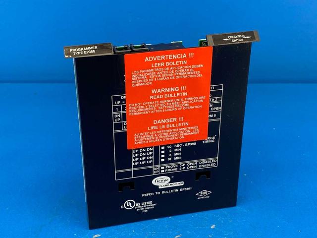 Fireye Flame Monitor EP380 Programmer Module