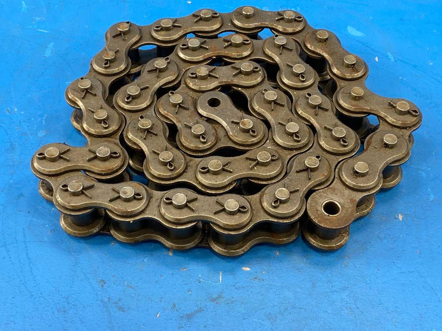 Diamond Chain 140 Cottered Roller Chain, 1.75" Pitch, 1.00" Width